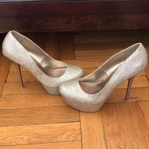 Cupid Gold high heels